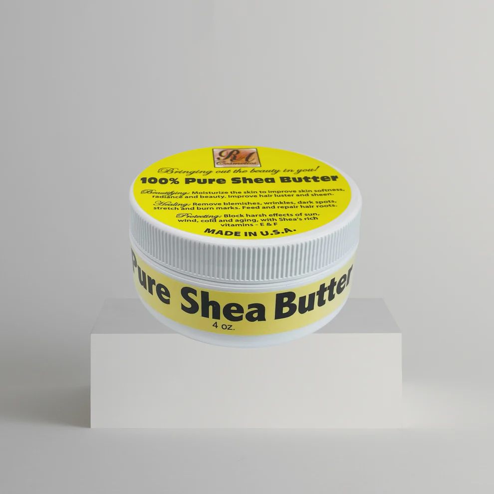 100% PURE SHEA BUTTER, Size: 4 OZ