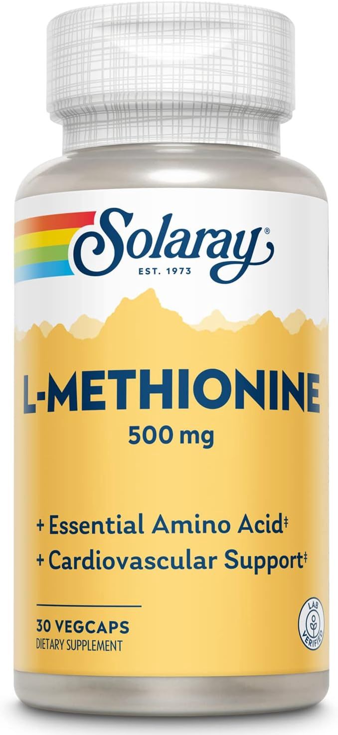 L-METHIONINE 500 MG, Size: 30 VEGCAPS