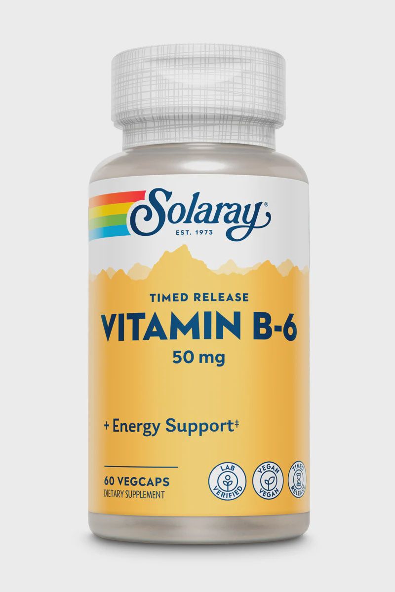 VITAMIN B-6 50 MG TIMED RELEASE, Size: 60 VCAPS