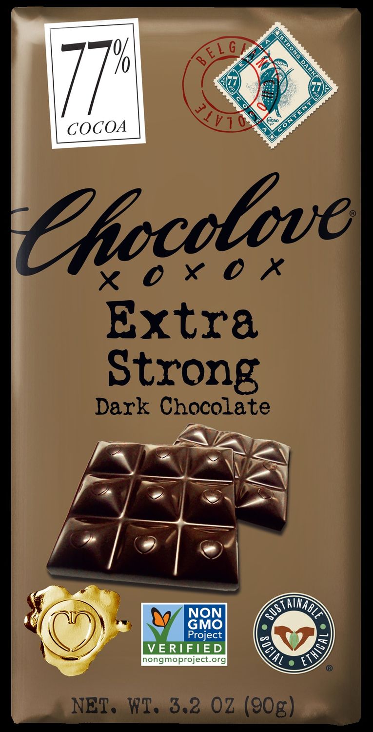 EXTRA STRONG DARK CHOCOLATE, Size: 3.2 OZ