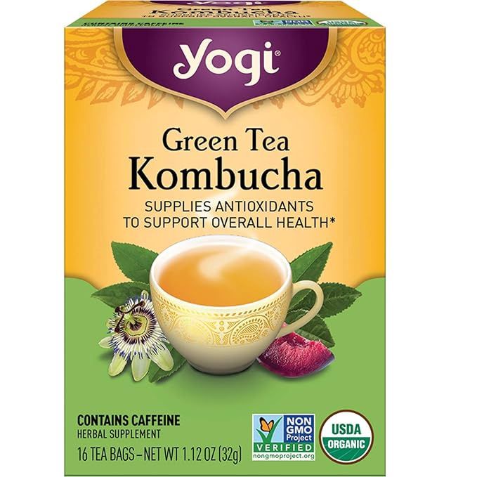 GREEN TEA KOMBUCHA, Size: 16 BAGS