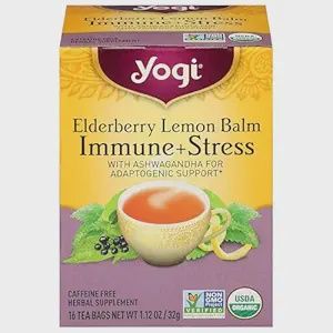 ELDERBERRY LEMON BALM IMMUNE+STRESS, Size: 16 BAGS