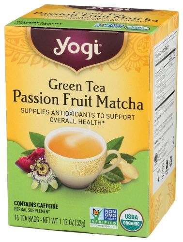 GREEN TEA PASSION FRUIT MATCHA, Size: 16 BAGS