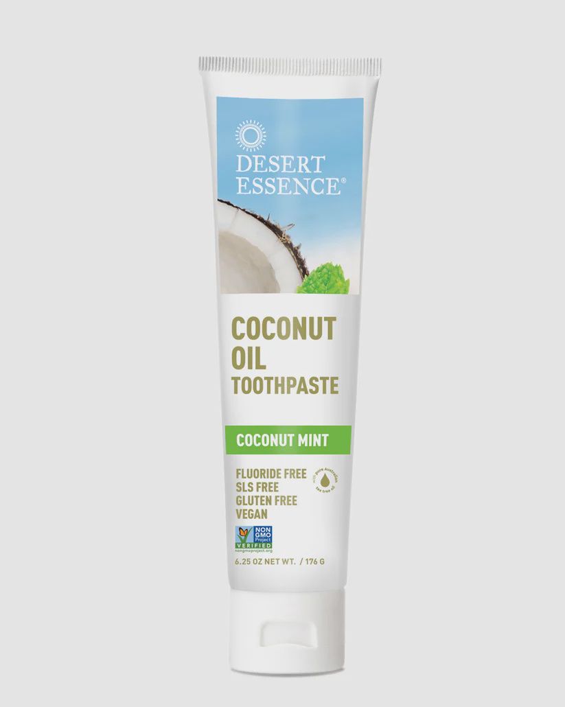 COCONUT OIL TOOTHPASTE, Size: 6.25 OZ