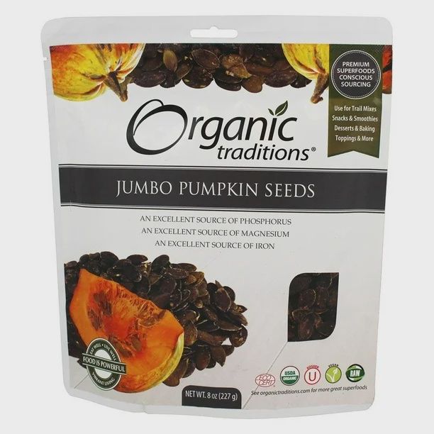 PUMPKIN SEEDS, Size: 8 OZ