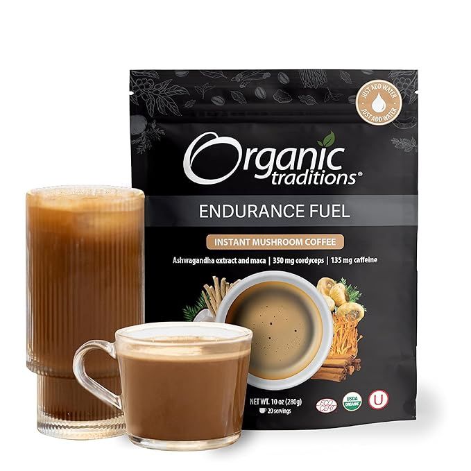 ENDURANCE FUEL MUSHROOM COFFEE, Size: 5 OZ