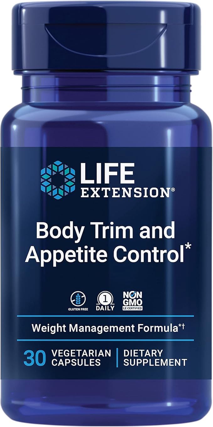 BODY TRIM &amp; APPETITE CONTROL, Size: 30 VEGCAPS