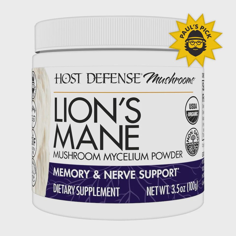 LION&#39;S MANE MUSHROOM POWDER, Size: 3.5 OZ