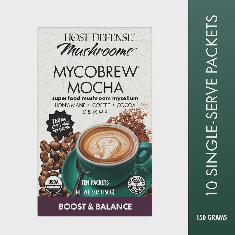 MYCOBREW  MOCHA W/ LION&#39;S MANE, Size: 5 OZ