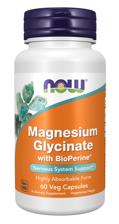 MAGNESIUM GLYCINATE W/ BIOPERINE, Size: 60 VEGCAPS