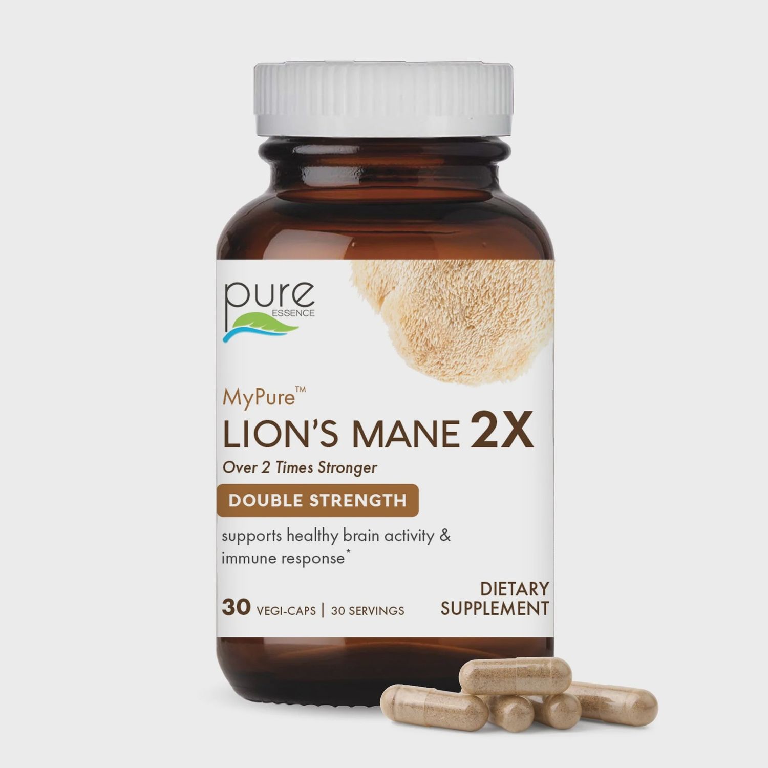 LION&#39;S MANE 2X, Size: 30 VCAPS