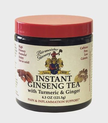 INSTANT GINSENG TEA WITH TURMERIC &amp; GINGER, Size: 4.3 OZ