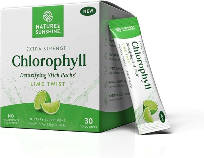CHLOROPHYLL DETOX - LIME TWIST, Size: 30 - 2.25 G STICKS