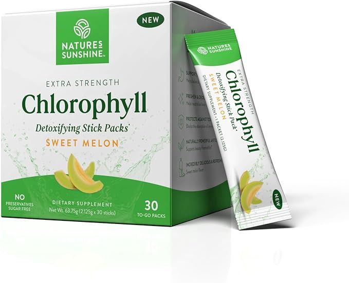 CHLOROPHYLL DETOX - SWEET MELON, Size: 30 - 2.25 G STICKS