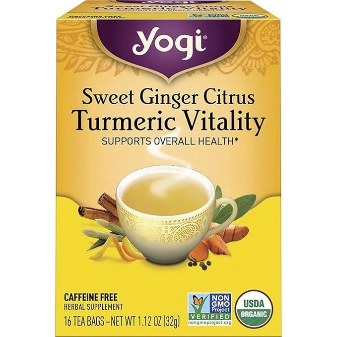 SWEET GINGER CITRUS TUMERIC VITALITY, Size: 16 BAGS