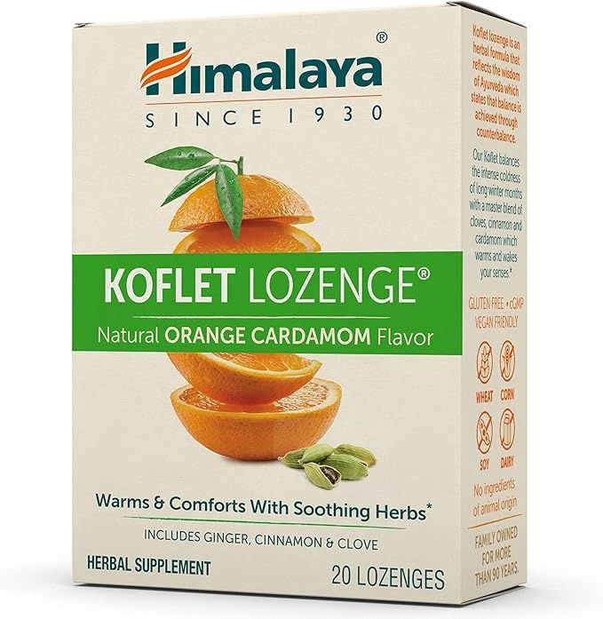 KOFLET LOZENGE, FLAVOR: ORANGE CARDAMOM