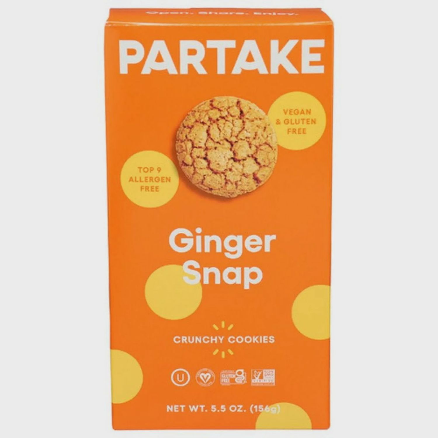 CRUNCHY GINGER SNAP COOKIES, Size: 5.5 OZ
