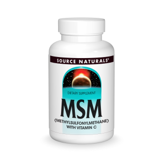 MSM (METHYLSUFONYLMETHANE) WITH VITAMIN C POWDER, Size: 8 OZ