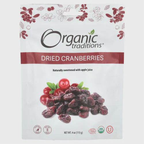 DRIED CRANBERRIES, Size: 4 OZ