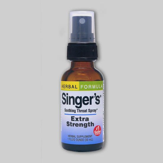 SINGER&#39;S THROAT SPRAY - EXTRA STRENGTH, Size: 1 FL OZ