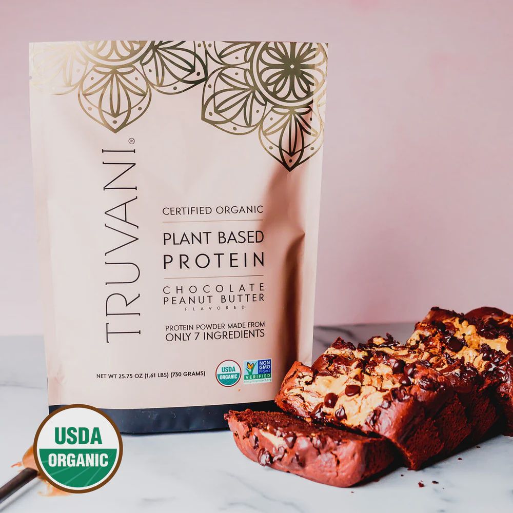 CERTIFIED ORGANIC PLANT BASED PROTEIN CHOCOLATE-PEANUT BUTTER, Size: 25.75 OZ