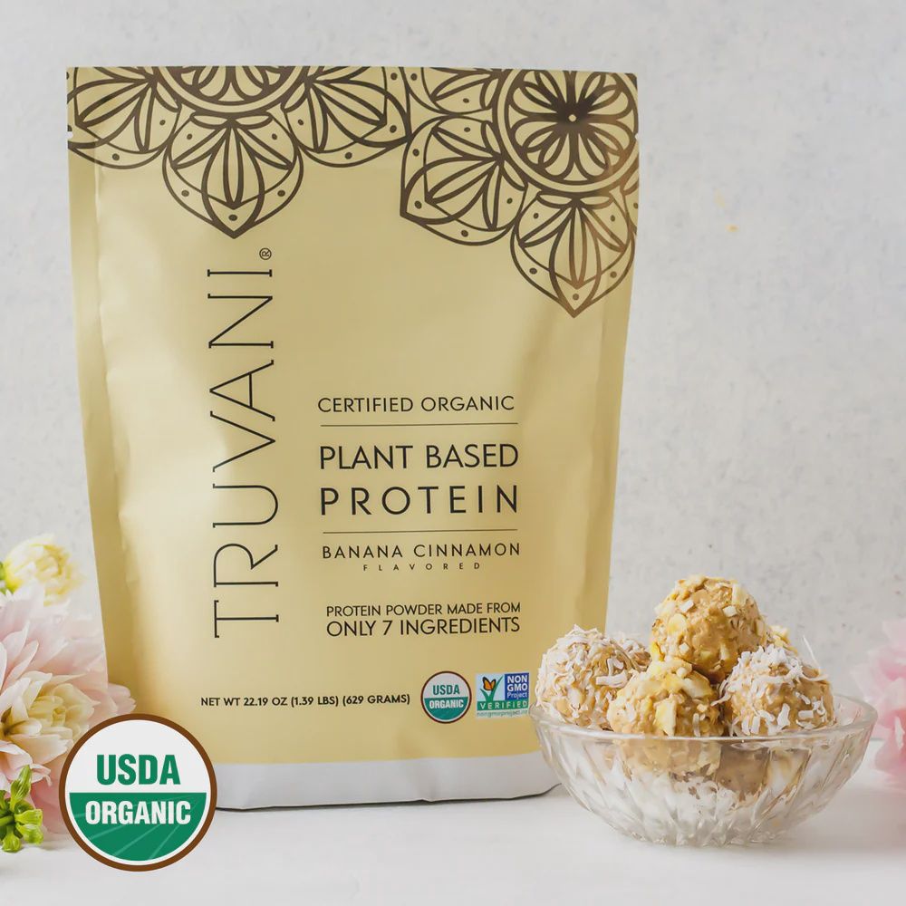 CERTIFIED ORGANIC PLANT BASED PROTEIN BANANA CINNAMON, Size: 22.19 OZ