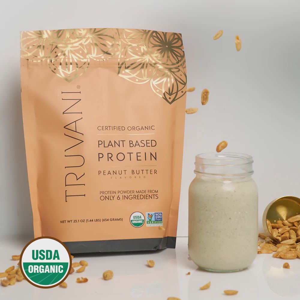 CERTIFIED ORGANIC PLANT BASED PROTEIN PEANUT BUTTER, Size: 23.1 OZ