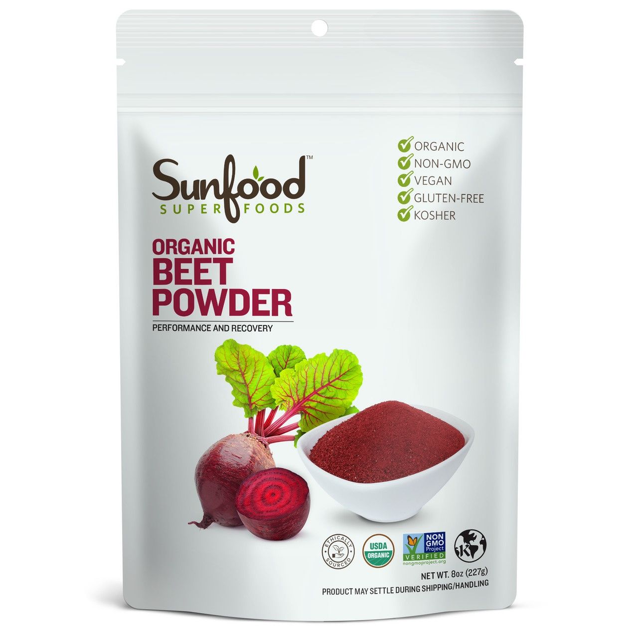 ORGANIC BEET POWDER, Size: 8 OZ