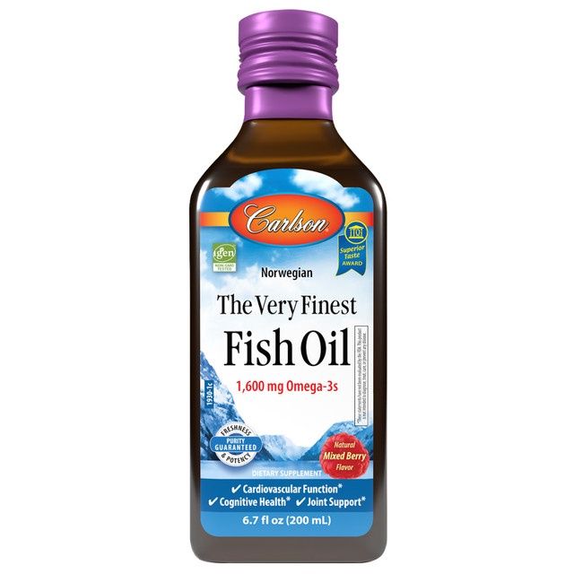 THE VERY FINEST FISH OIL 1,600 MG, Size: 6.7 FL OZ, FLAVOR: MIXED BERRY