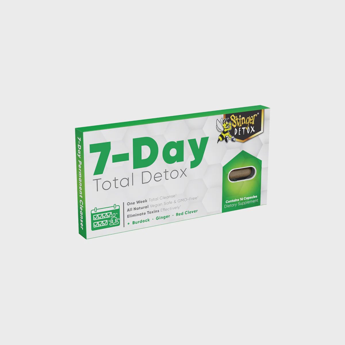 7-DAY TOTAL DETOX, Size: 16 CAPS