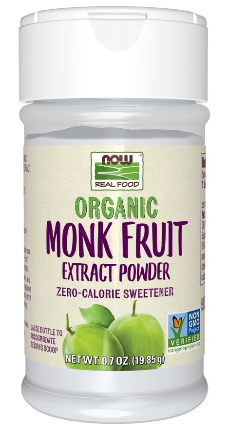 MONK FRUIT EXTRACT, ORGANIC POWDER, Size: 0.7 OZ
