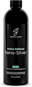 ACTIVE DEFENSE NANO SILVER+ IMMUNE SUPPORT - 32 PPM, Size: 8 FL OZ