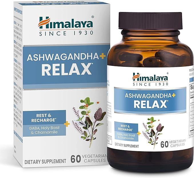 ASHWAGANDHA + RELAX, Size: 60 VCAPS