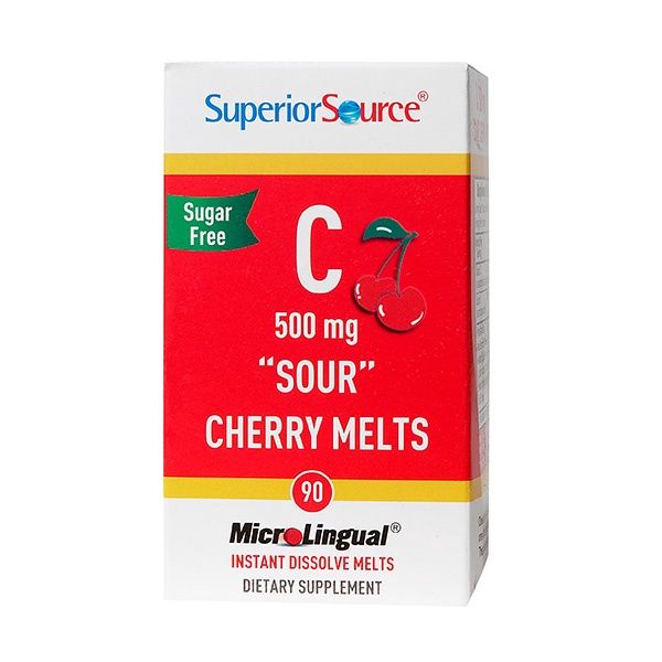 VITAMIN C 500 MG SOUR CHERRY MELTS, Size: 90 TABS