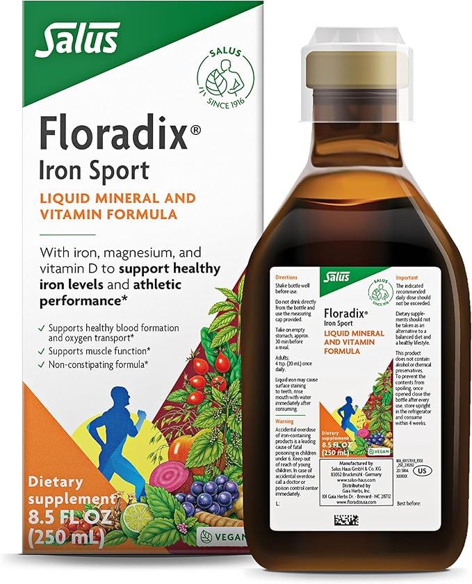 FLORADIX IRON SPORT LIQUID MINERAL AND VITAMIN, Size: 8.5 FL OZ