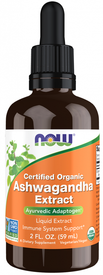 ORGANIC ASHWAGANDHA EXTRACT, Size: 2 FL OZ