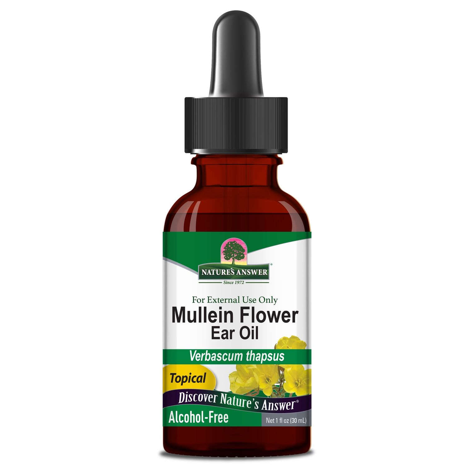 MULLEIN FLOWER EAR OIL, Size: 1 OZ