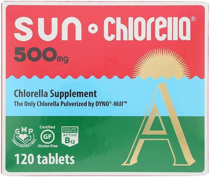 SUN CHLORELLA 500 MG, Size: 120 TAB