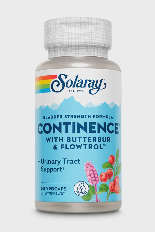 CONTINENCE W/BUTTERBUR &amp;FLOWTROL, Size: 60 VEGCAPS