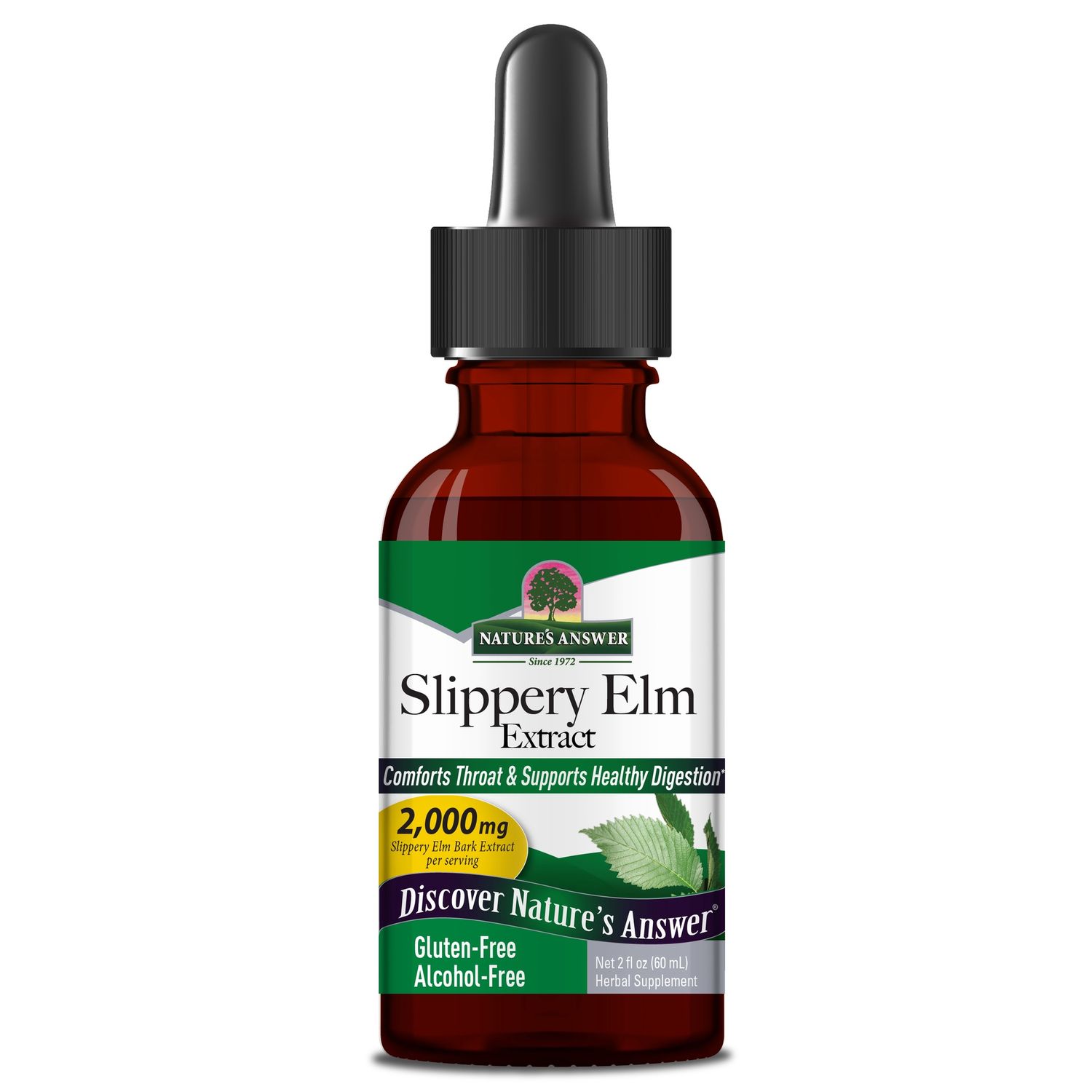 SLIPPERY ELM EXTRACT 2000 MG, Size: 2 FL OZ