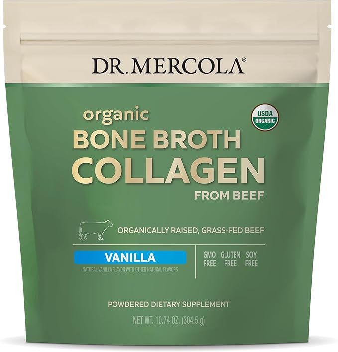 ORGANIC BEEF BONE BROTH COLLAGEN, Size: 10.74 OZ