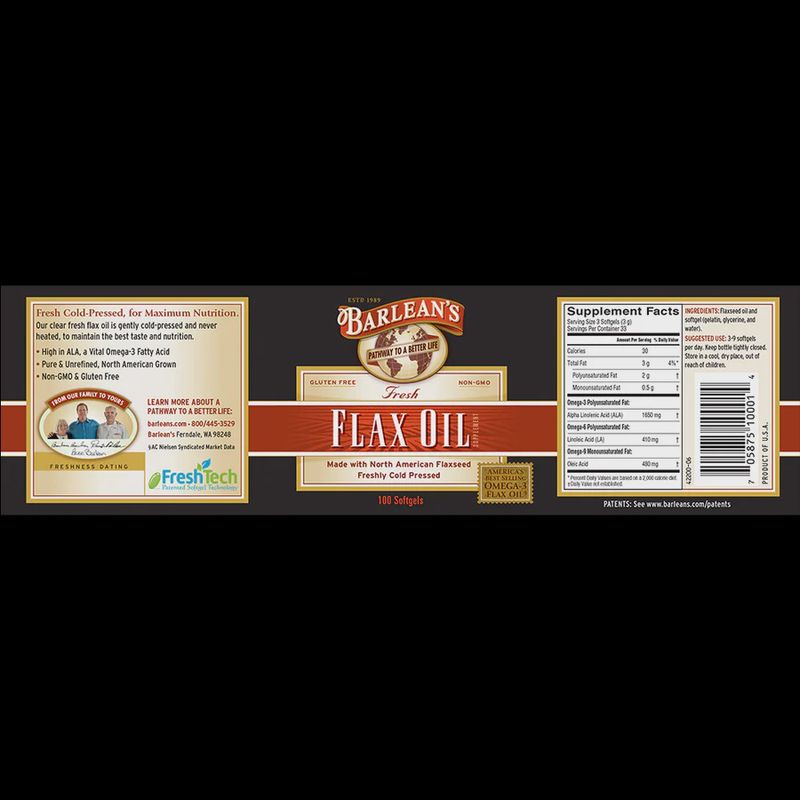FRESH FLAX OIL
