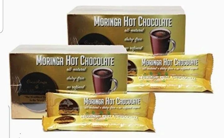 MORINGA HOT CHOCOLATE, Size: 10 SACHETS