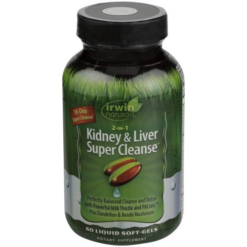 KIDNEY &amp; LIVER SUPER CLEANSE, Size: 60 SOFTGEL