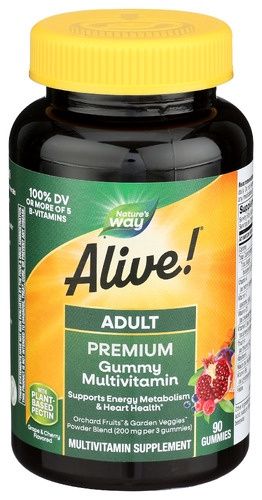 ALIVE ADULT MULTIVITAMIN GUMMY, Size: 90 GUMMIES