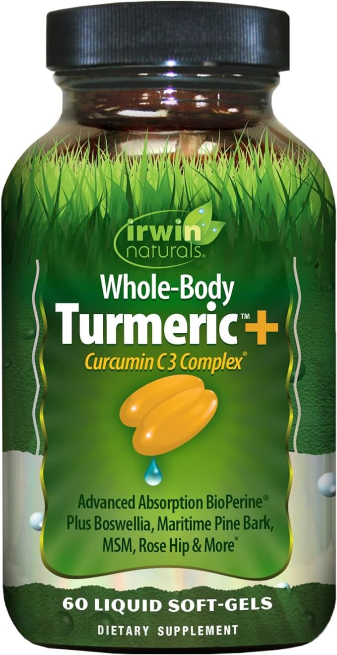 WHOLE BODY TURMERIC+CURCUMIN, Size: 60 SOFTGELS