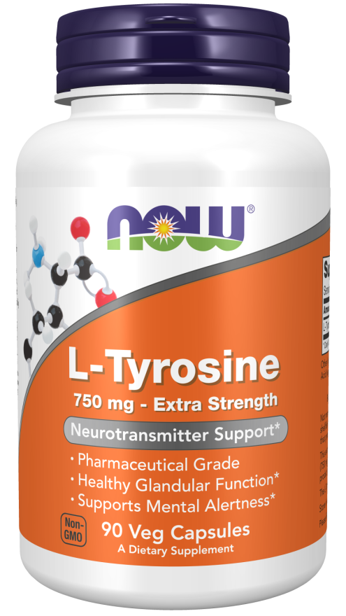 L-TYROSINE 750 MG, Size: 90 VCAPS