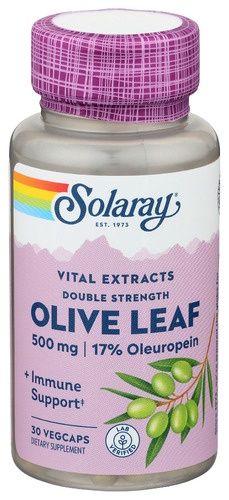 OLIVE LEAF 500 MG 17% OLEUROPEIN, Size: 30 CAPS