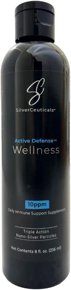 ACTIVE DEFENSE NANO SILVER IMMUNE SUPPORT - 10 PPM, Size: 8 FL OZ