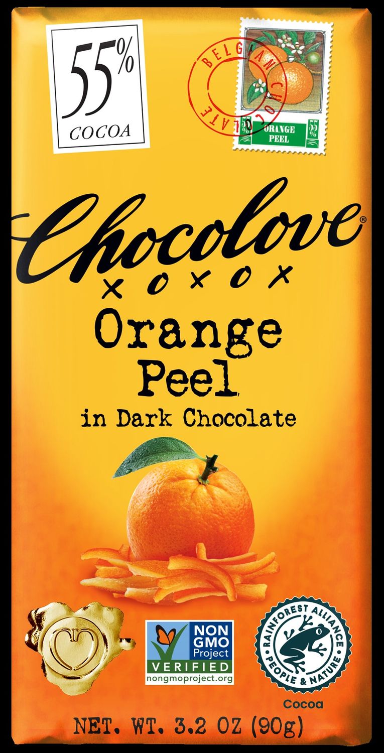 ORANGE PEEL IN DARK COCHOLATE, Size: 3.2 OZ